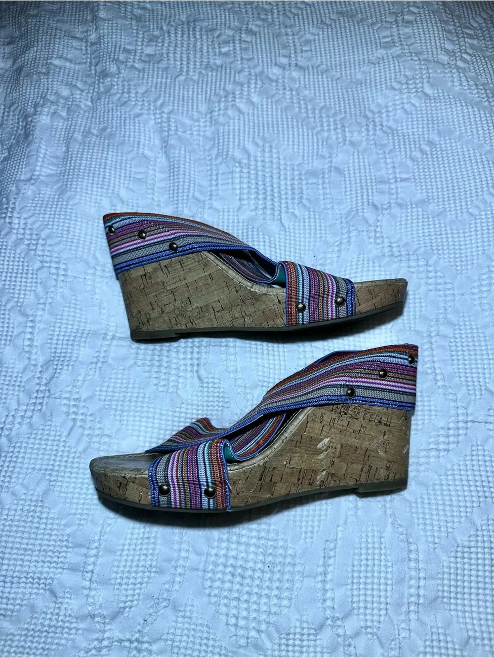 Steve Madden Multicolored Stripe Shoes